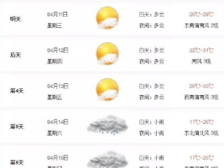 广西天气，四季随机播放，一天体验春秋